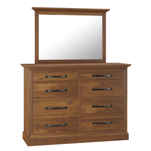 Cade's Cove 66" Dresser and Mirror