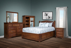 Amish Calais Arch Bedroom Set