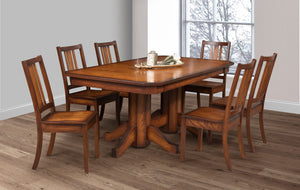 Craftsman Double Pedestal Dining Set