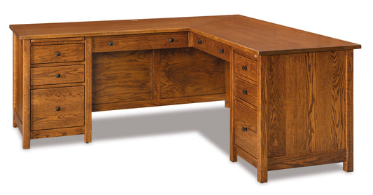 Centennial L Desk and Hutch
