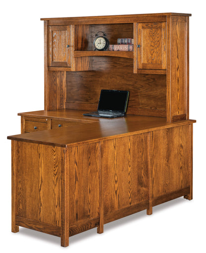 Centennial L Desk and Hutch