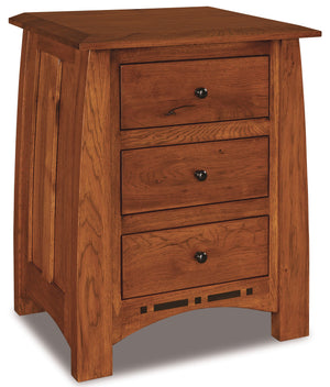 Boulder Creek 3 Drawer Nightstand