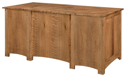 Oakridge Double Pedestal Desk and Hutch