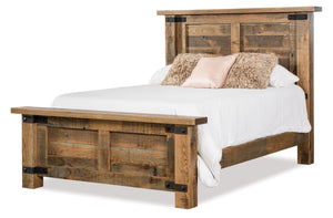 Amish Rustic Orewood Bed